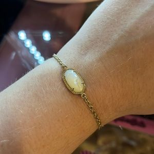 Kendra Scott Elaina Adjustable Slide Clasp Gold bracelet